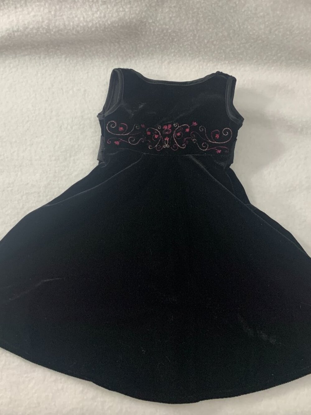 American Girl Starry Night Black Velvet Dress Only Retired